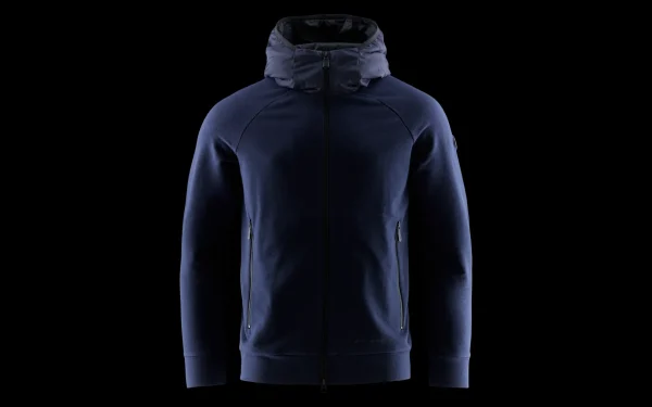 MERINO ZIP HOOD