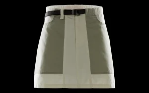 W MIST BLOCKED SKIRT